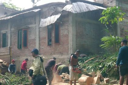 Jelang Salat Tarawih, Masjid di Trenggalek Tertimpa Pohon Tumbang
