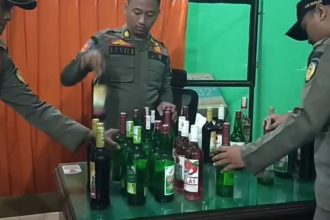 Razia Tempat Hiburan di Nganjuk, Petugas Gabungan Dapati Miras Hingga PSK