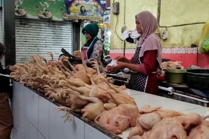 Bulan Puasa, Harga Sembako dan Daging di Pasar Lamongan Mulai Stabil, Pembeli Masih Sepi