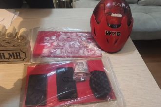 Polres Pelabuhan Tanjung Perak Ungkap Peredaran Sabu Disembunyikan dalam Helm