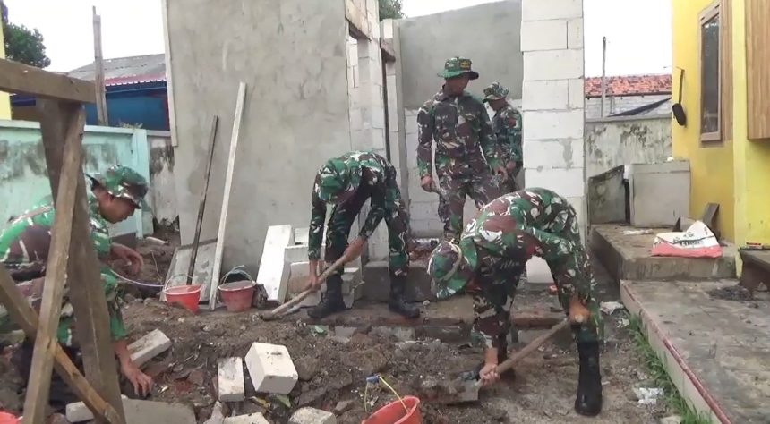 Tim Wasev Mabes AD Tinjau TMMD di Pasuruan, Progres Capai 75 Persen