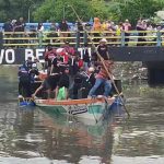 Perahu Nyadran Bawa Soundsystem Horeg Terguling