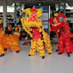 Imlek, Barongsai dan Naga Liong Menghibur Penumpang Bandara Juanda