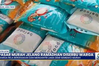 Jelang Ramadan, Pasar Murah di Pasaruan Diserbu Warga