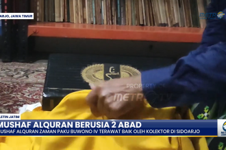 Usia Lebih 2 Abad, Mushaf Alquran Kuno Zaman Paku Buwono IV Terawat Baik