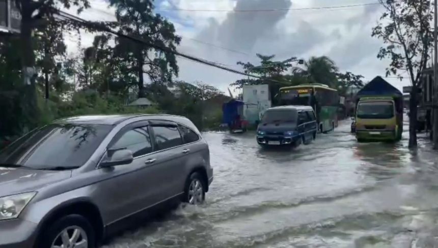 Waspada! Jelang Lebaran, Jalur Alternatif Mudik di Lamongan Terendam Banjir