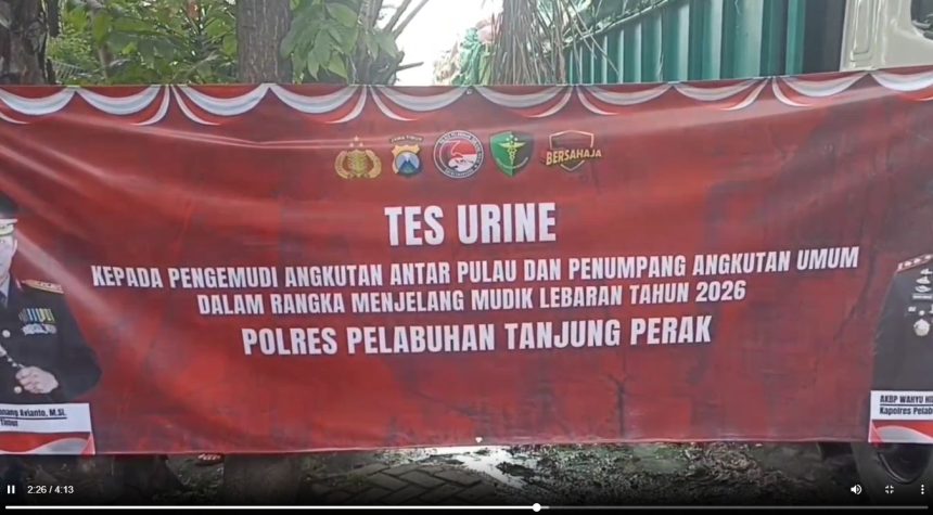 Antisipasi Kecelakaan, Polisi Tes Urine Narkoba Sopir Truk Antar Pulau