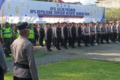 Pemusnahan Minuman Keras Awali Dimulainya Operasi Ketupat Semeru 2026