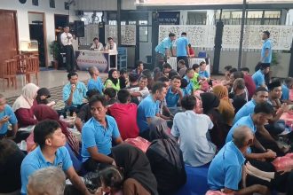 Ratusan Narapidana Buka Puasa Bersama Keluarga di Lapas Kelas II B Ngawi untuk Mengobati Rasa Rindu (Pernik Ramadan)