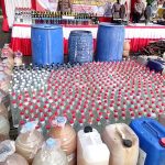 Jelang Lebaran, Polres Lamongan Musnahkan Ribuan Liter Miras dan Ratusan Knalpot Brong