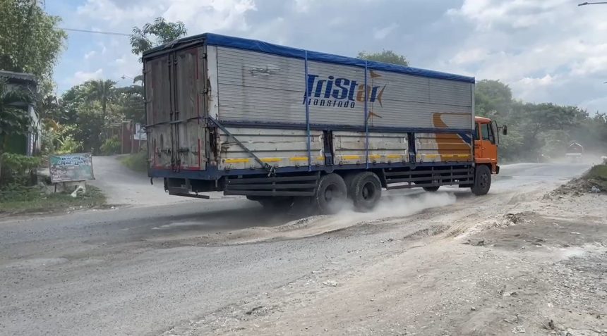 Jalur Lingkar Selatan Tuban Rusak Parah, Jadi Ancaman Pemudik Lebaran
