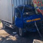 Kecelakaan Beruntun di Jalur Mudik Sidoarjo, Truk Box Tabrak Dua Mobil