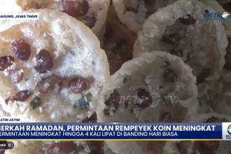 Berkah Ramadan, Permintaan Rempeyek Koin di Tulungagung Meningkat
