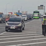 Puncak Arus Balik, Volume Kendaraan di Tol Surgem Arah Surabaya dan Semarang Melonjak