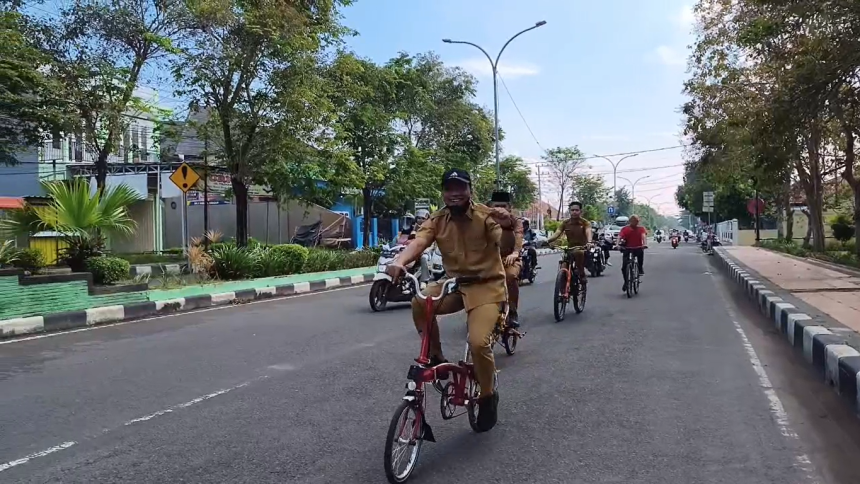 Pemkab Bangkalan Terapkan Dua Hari Wajib Bersepeda bagi ASN