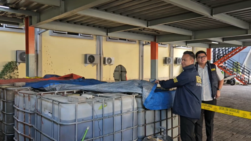 Polres Gresik Bongkar Penimbunan Solar Bersubsidi, Amankan 9 Ribu Liter dan Satu Pelaku