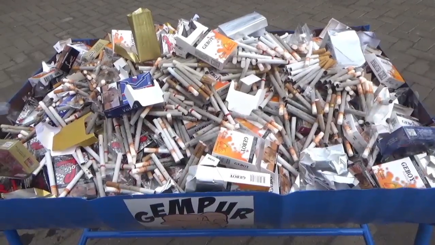 Bea Cukai Pasuruan Musnahkan Jutaan Rokok Ilegal Senilai Rp6 Miliar