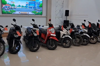 Tegang, Polisi Grebek Komplotan Curanmor Beserta Gudang Penyimpanan